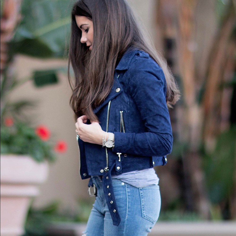 Vigoss Suede Moto Jacket - Picture 1 of 11
